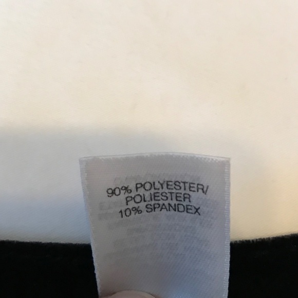 Velvet Tunic Black 3X VILLAGER SIGNATURE By LIZ CLAIBORNE V-Neck Women’s Size 3X - Picture 6 of 16